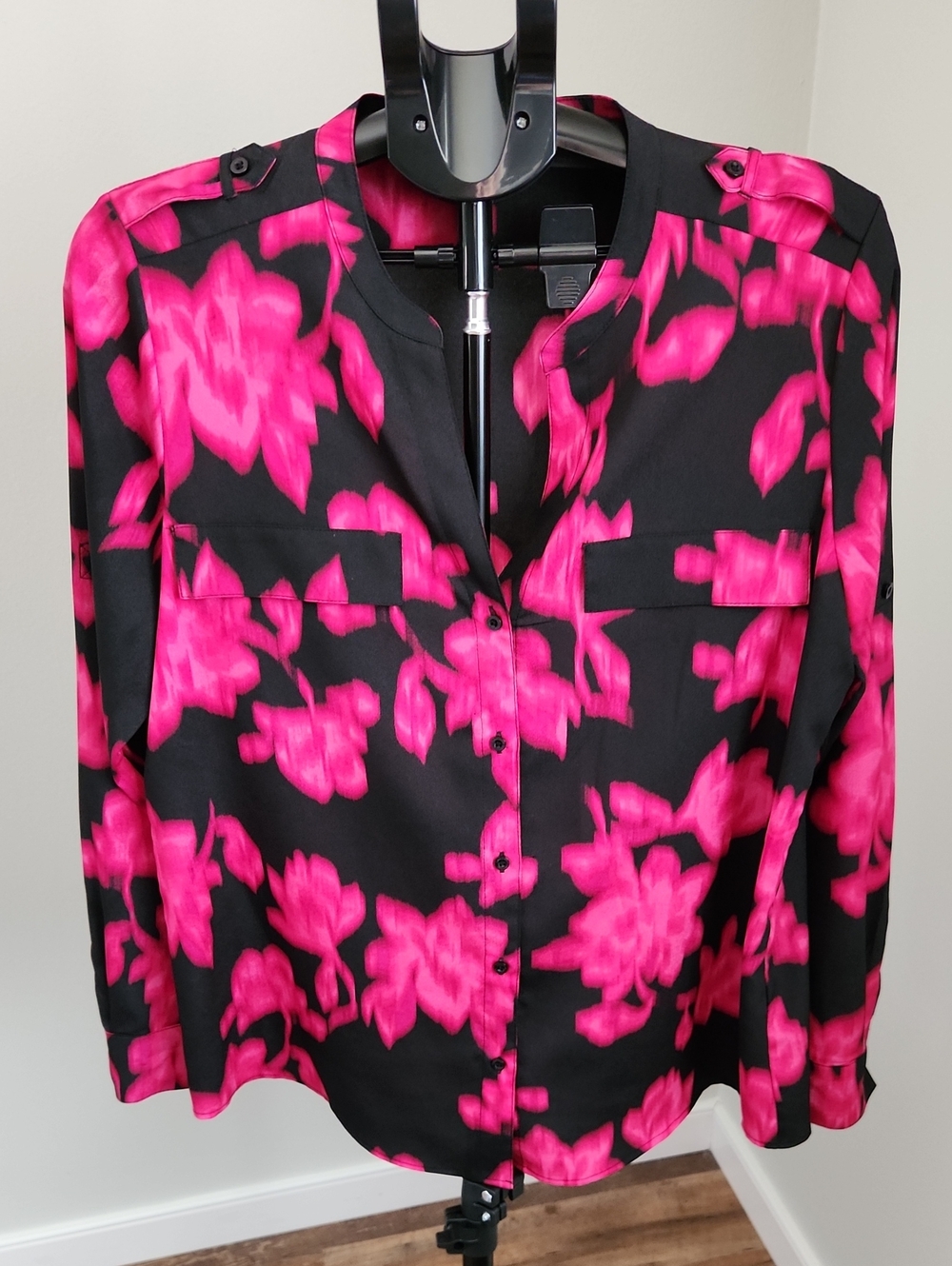 Calvin Klein Long Sleeved Blouse, Size L